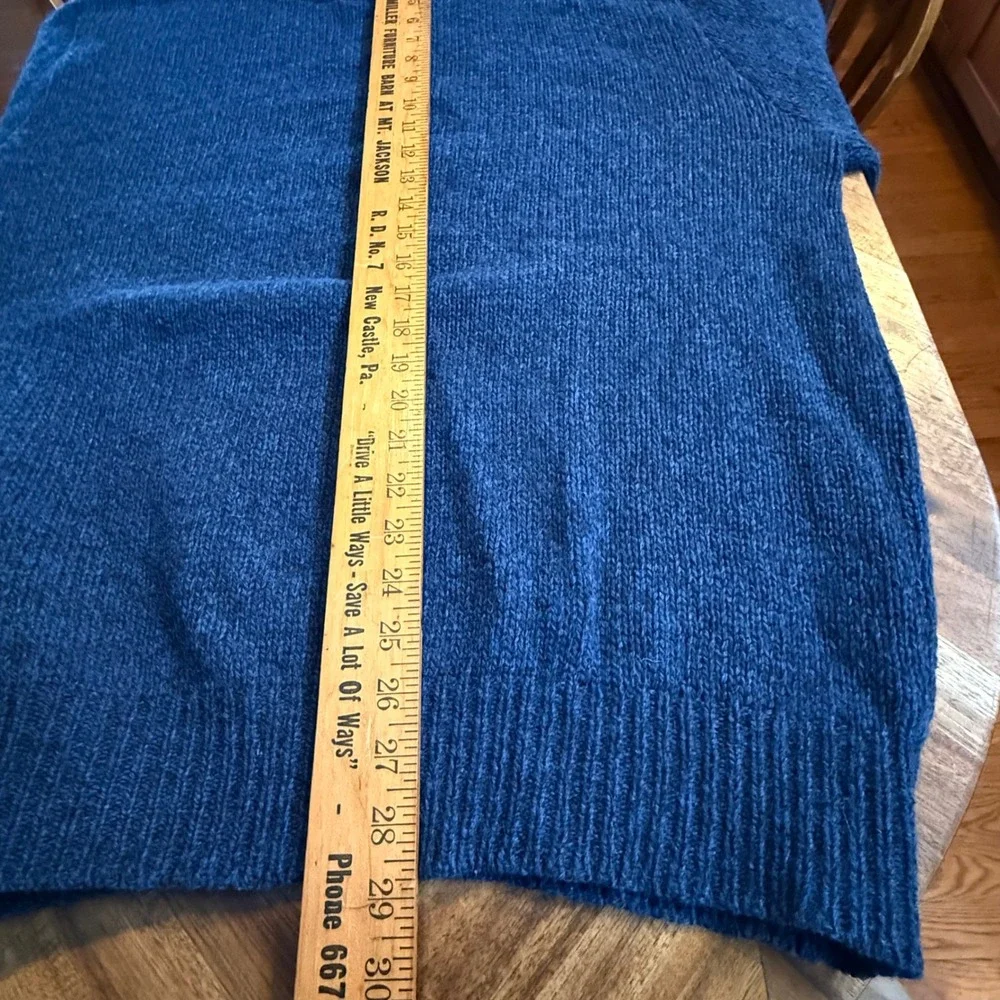 LL Bean Mens XXL Long Vintage‎ USA Made Wool Blend Crew Neck Sweater Knit